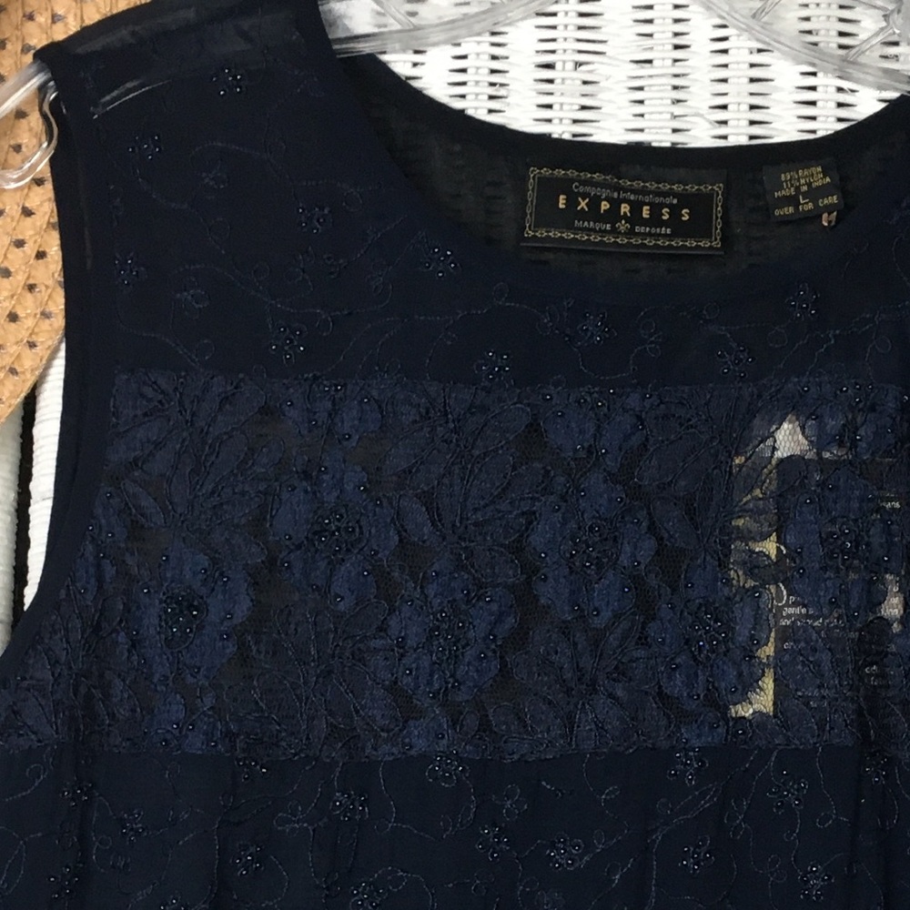 Vintage Express  NWT Shell /Sleeveless Top  L